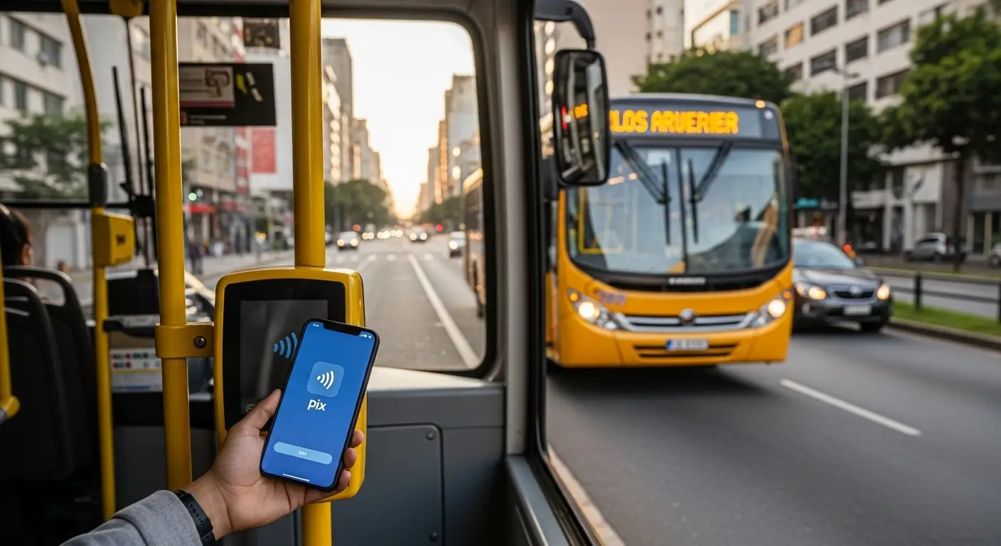 Pix por aproximação nos ônibus de São Paulo revoluciona o pagamento da passagem