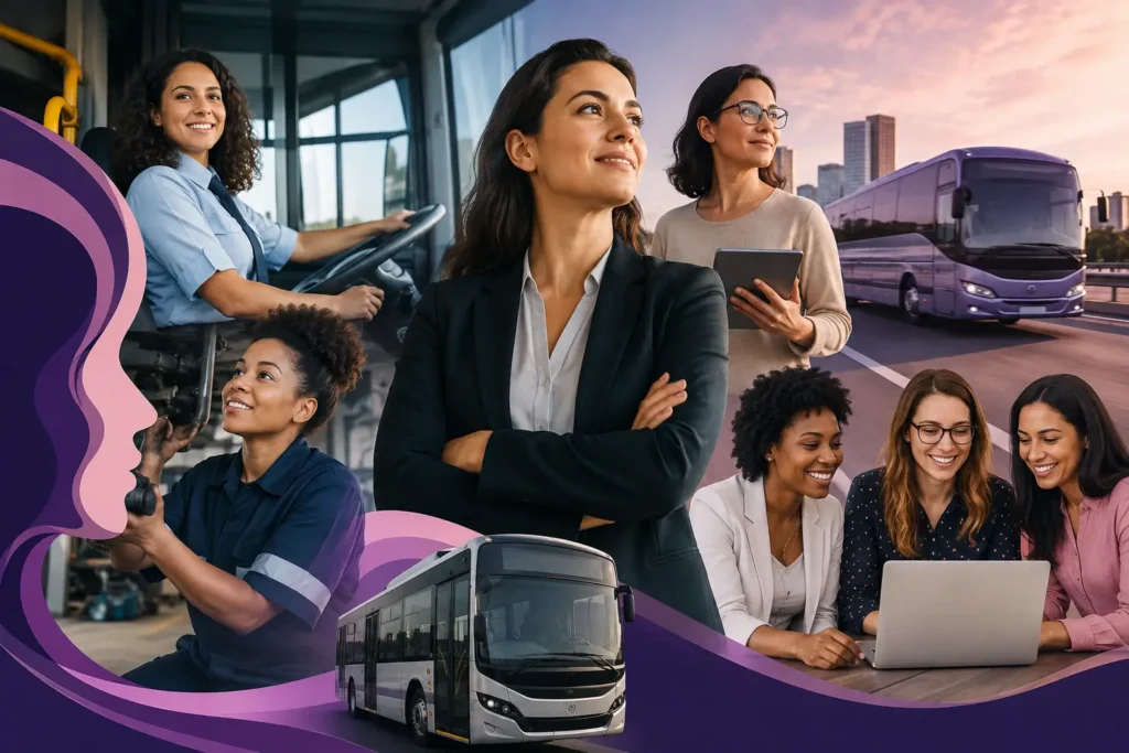 Elas no Transporte mira empregabilidade feminina no episódio 150 do Podcast do Transporte
